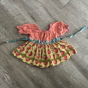 Matilda Jane Strawberry Print Baby Dress
